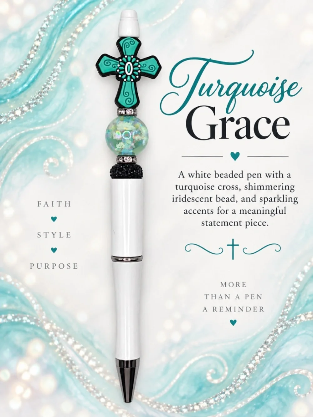 Turquoise Grace Pen